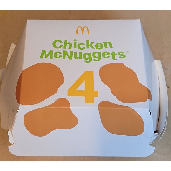 McDonalds Chicken McNugget Christmas Stocking Set of 4 Sealed New Original Box - Picture 1 of 6
